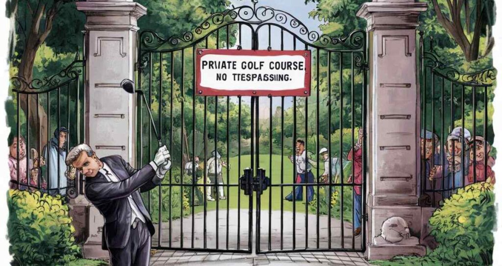 Why Golf Courses Restrict Public Access